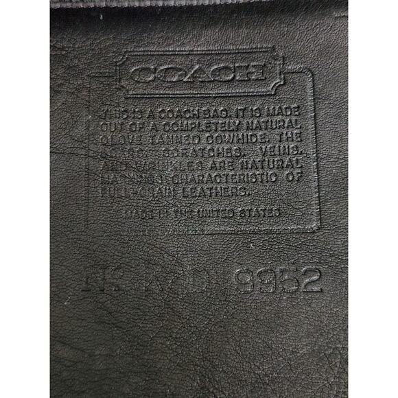 Coach Vintage Lula Smith's Legacy Crossbody Bag Black 9952 Made in USA - Picture 10 of 14